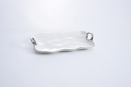 Handled Small Porcelain Platter