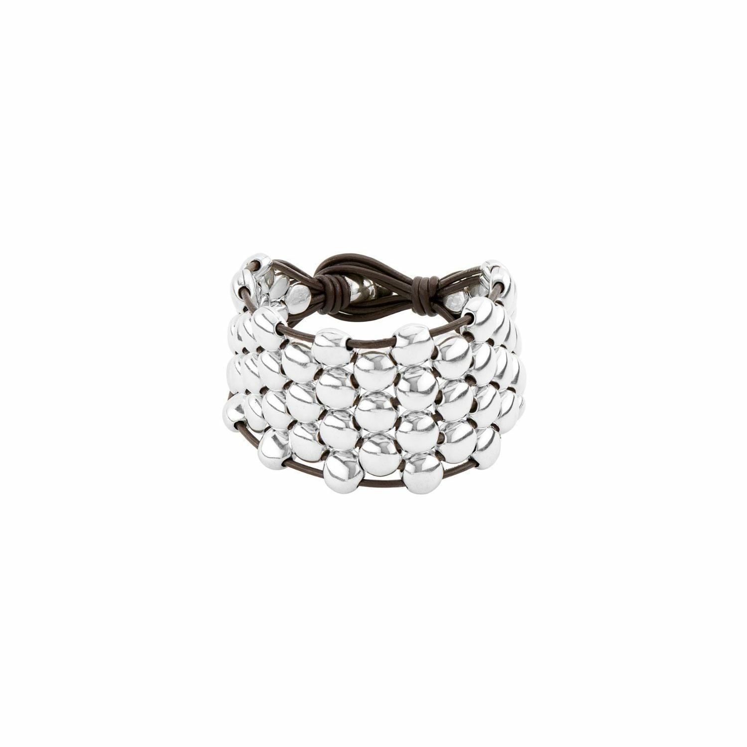 Emotions Silver Bead Bracelet