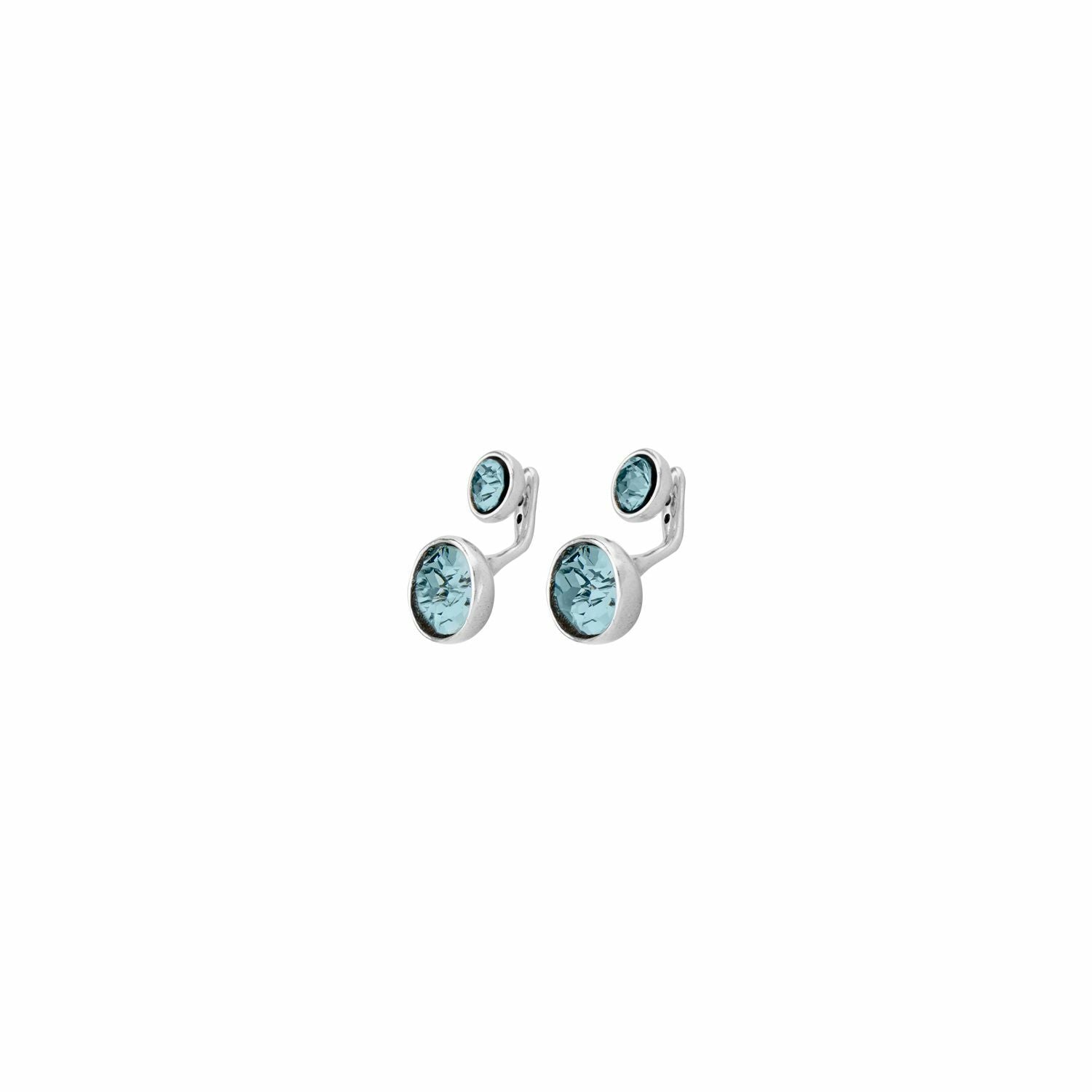 Mission Accomplished Silver Earrings