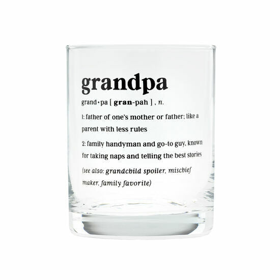 Grandpa Rocks Glass