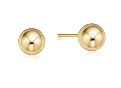 Gold Ball Stud