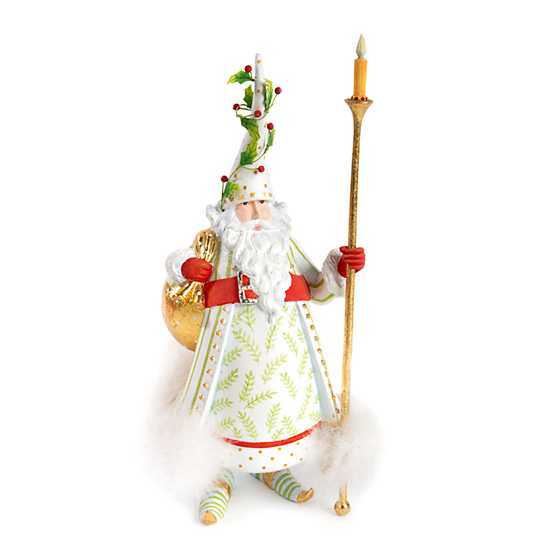 Dash Away Candlelight Santa Figure