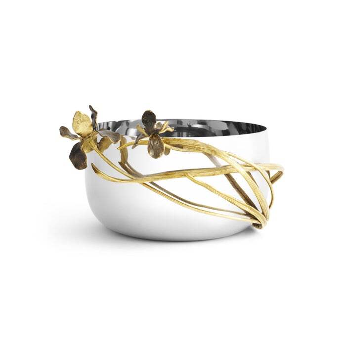 Black Iris Large Bowl