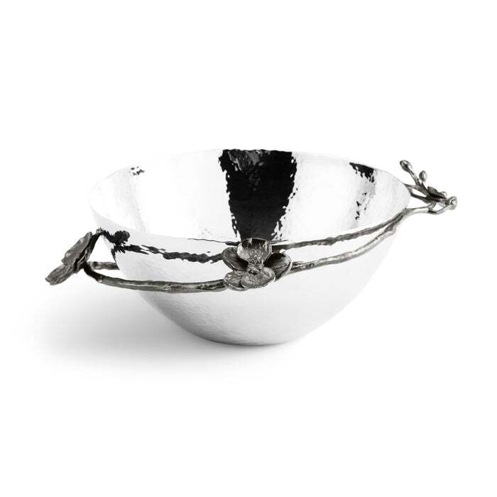 Black Orchid Medium Bowl