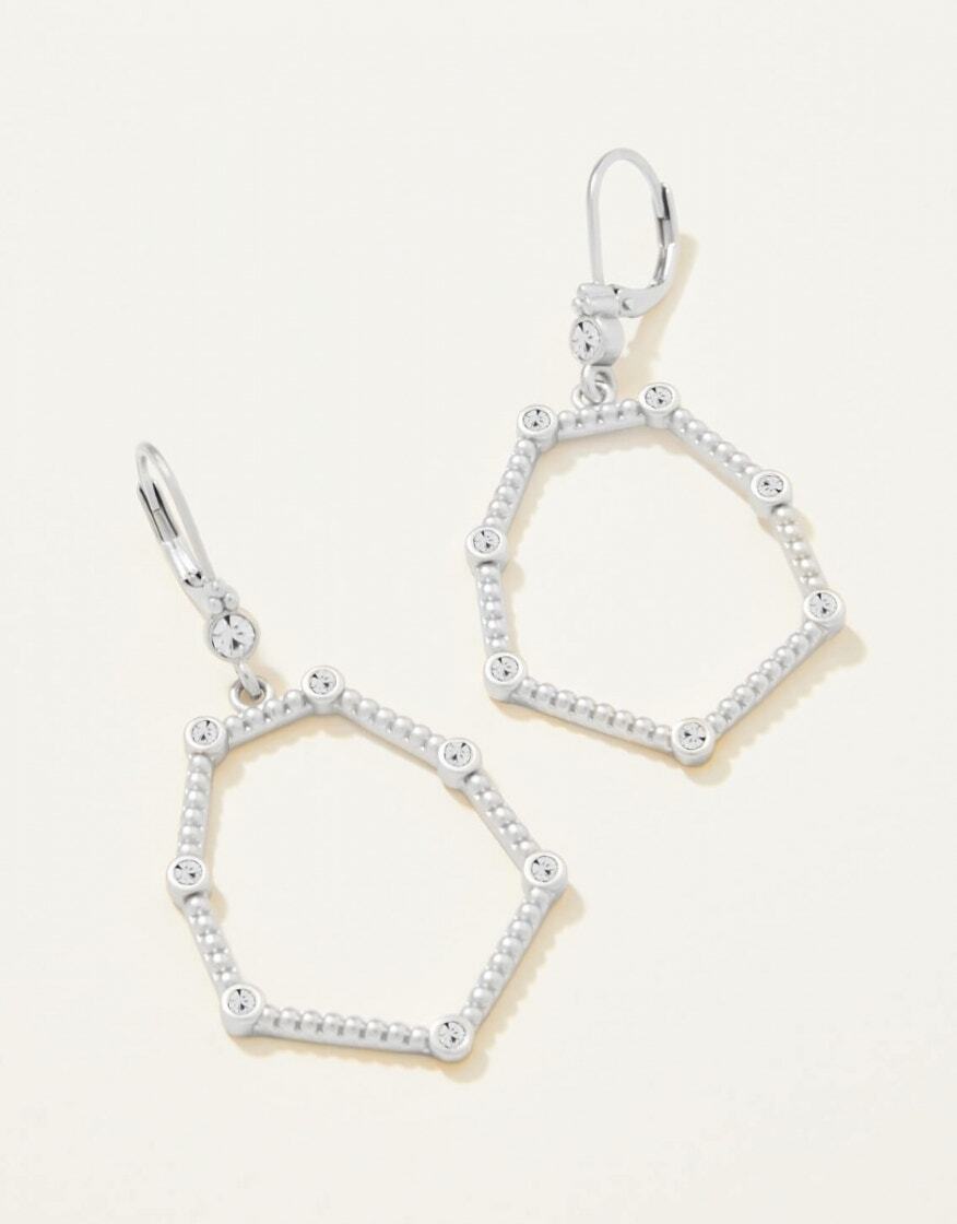 475270 Cristal Kehoe Earrings Crystal SIL