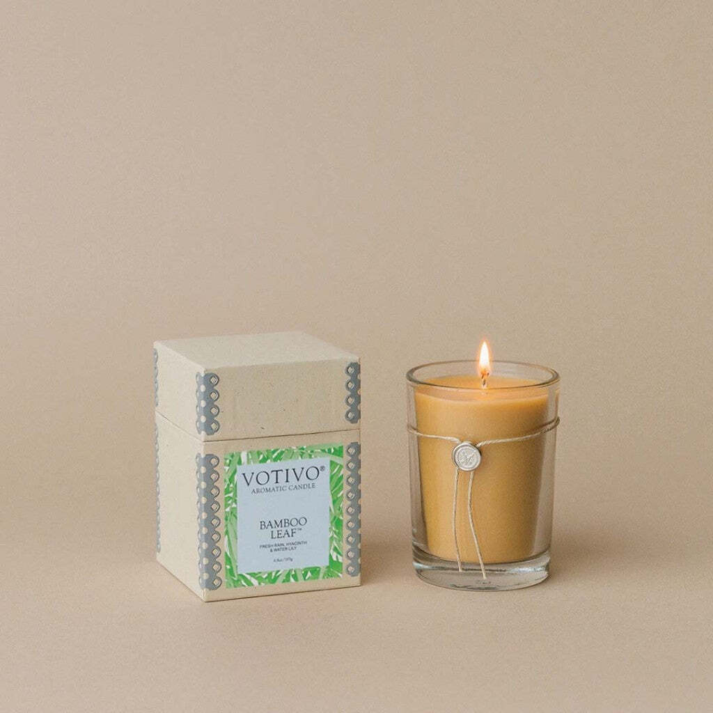 Bamboo Leaf Candle