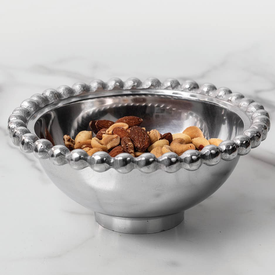 11295 Beaded Round Bowl
