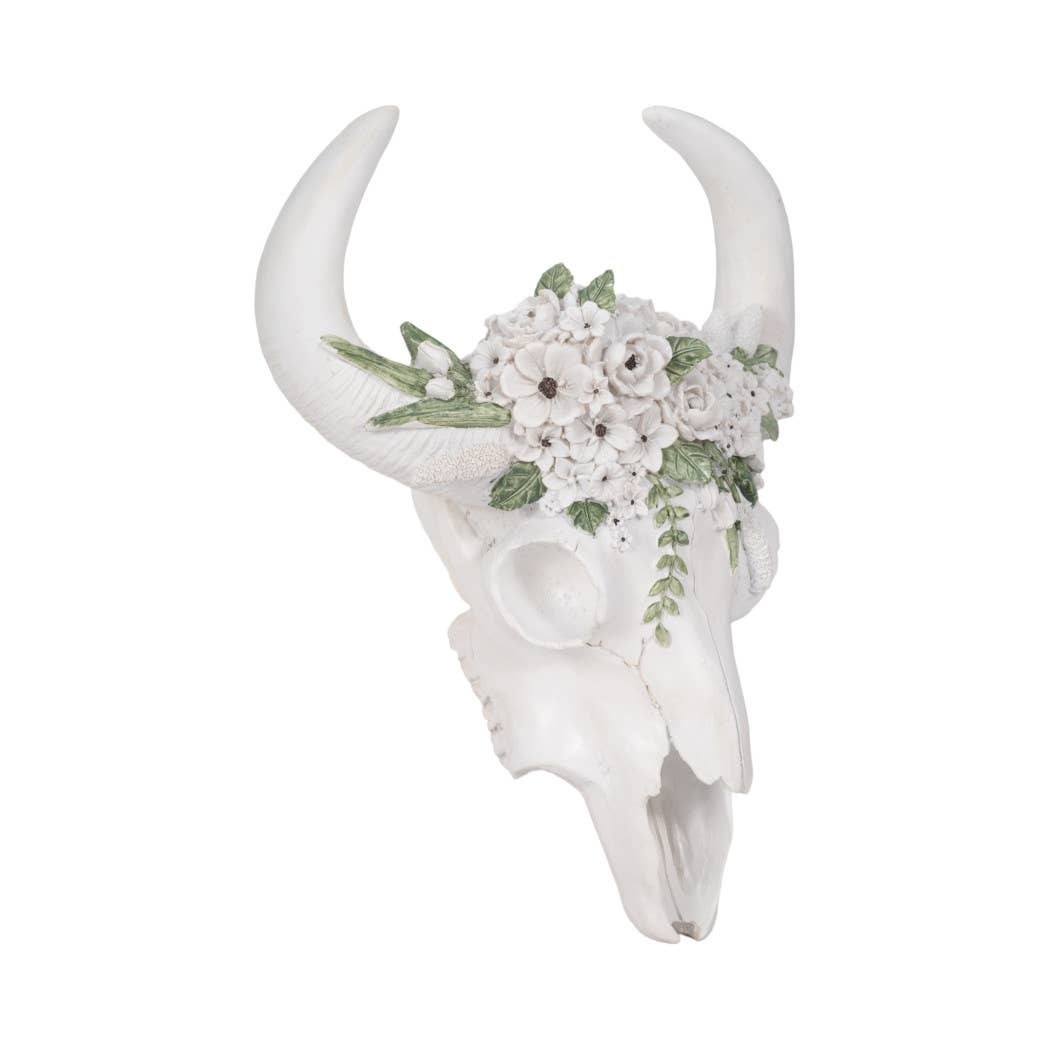 Flower Bull Skull
