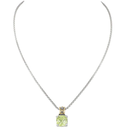 Cushion Cut 16in CZ Necklace
