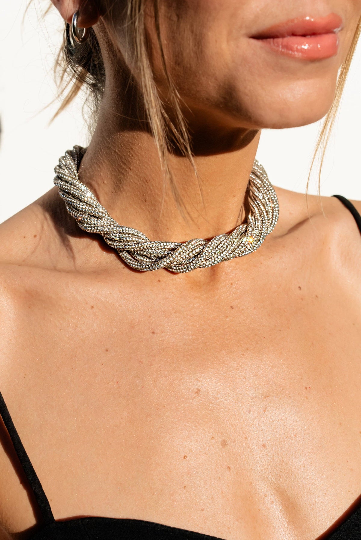 Multi Strand Necklace - Crystal