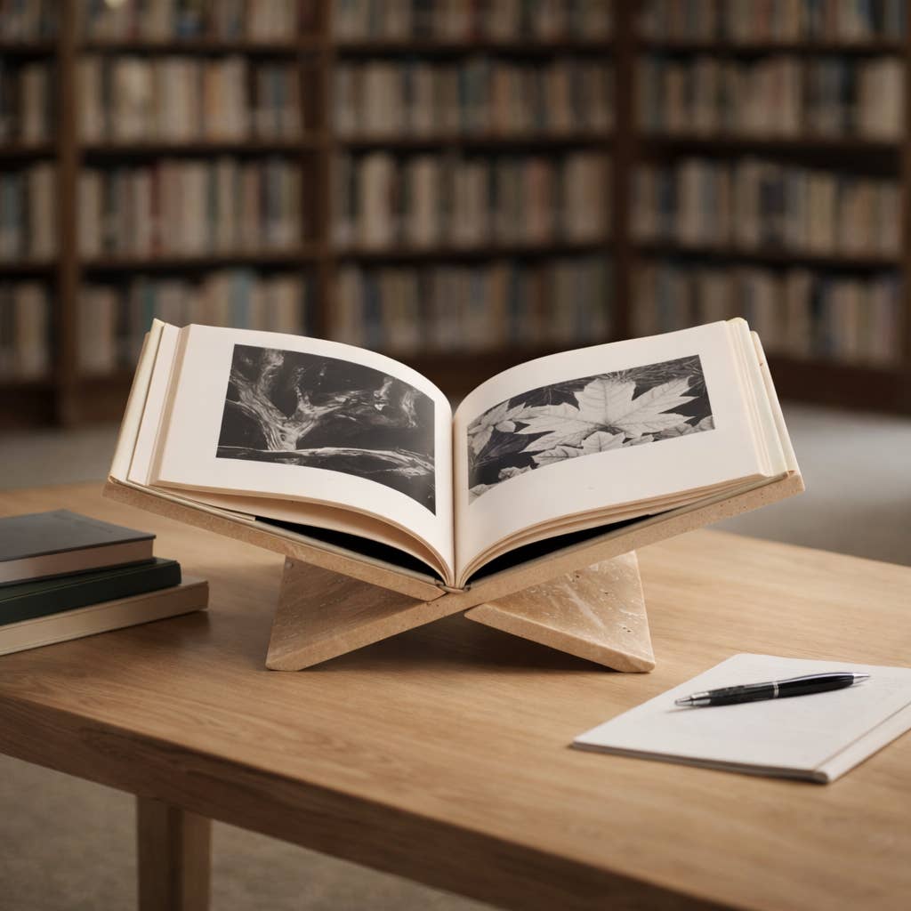 Travertine Decorative Bookstand