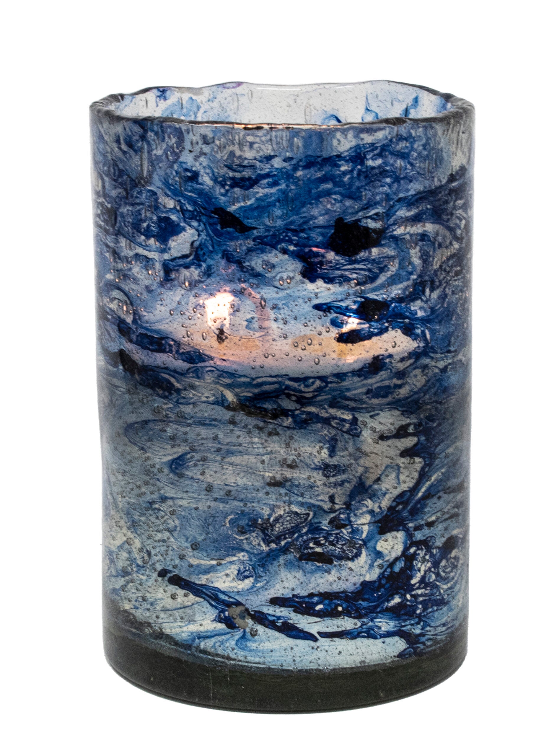 Handmade Art Glass Candle - 32oz