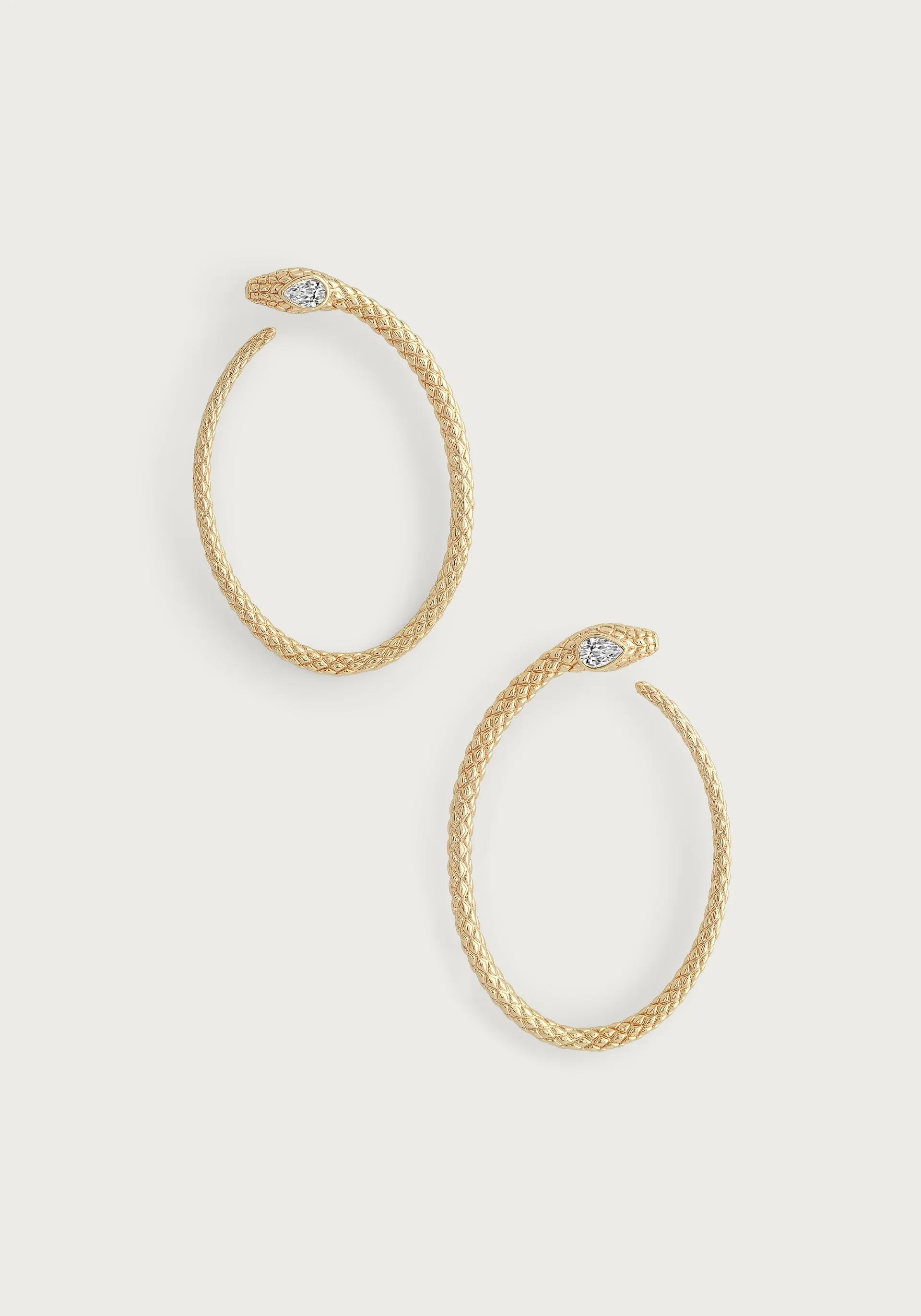 Serpent Hoop Earring