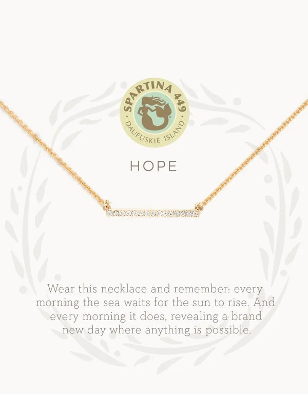 SLV Hope Horizon Necklace Gold