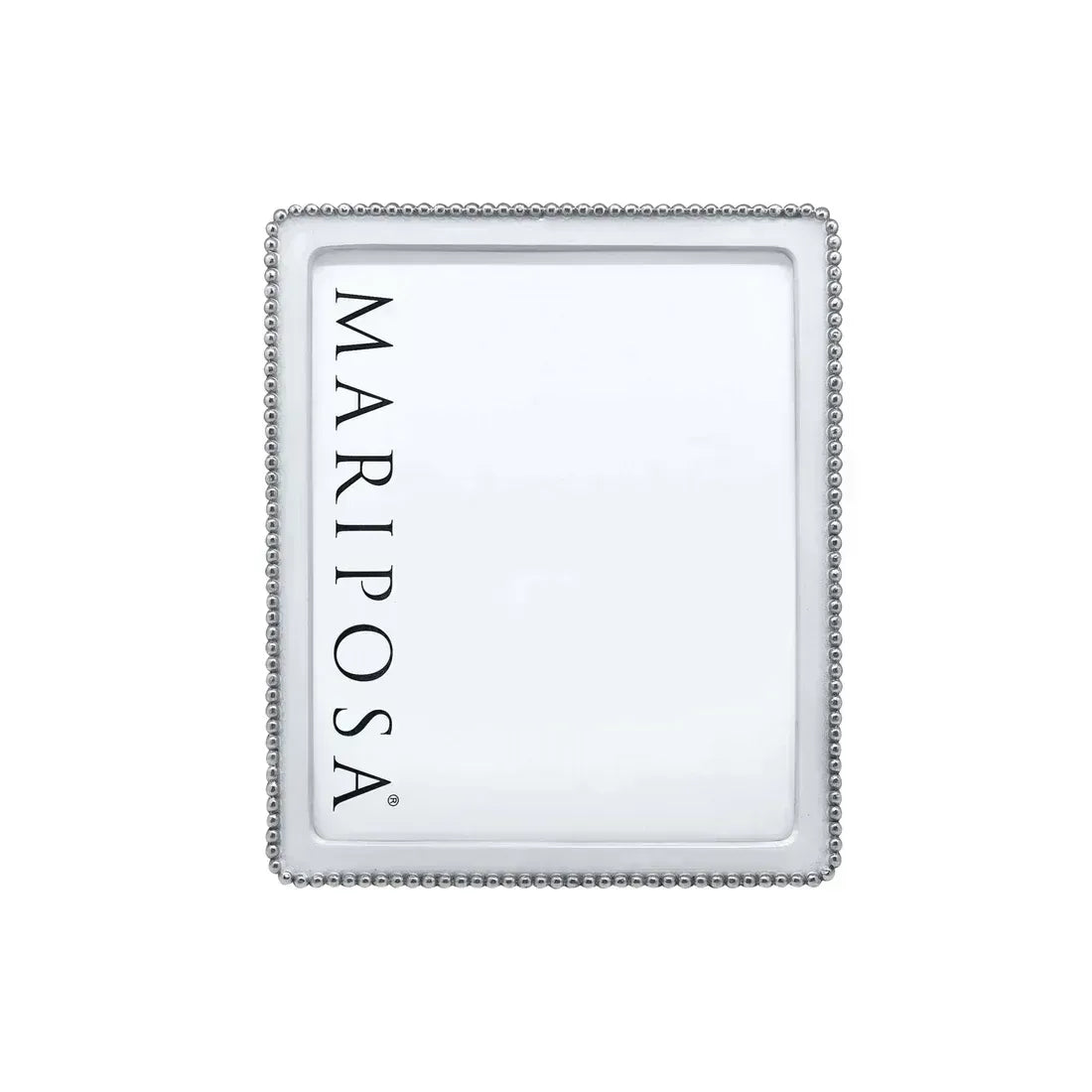 3708W Beaded White 8x10 Frame