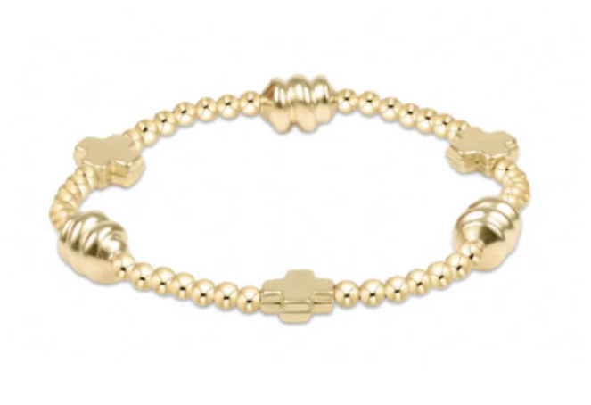 Signature cross Admire 3mm Gold
