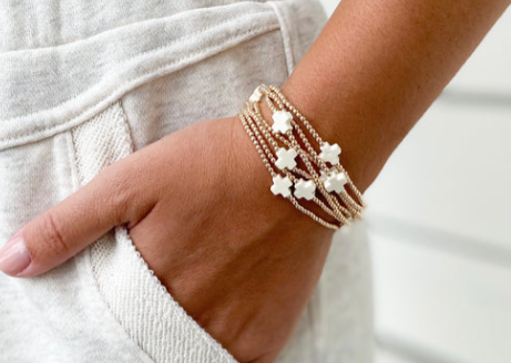 bscg2g Signature Cross Gold 2mm Bracelet Colored