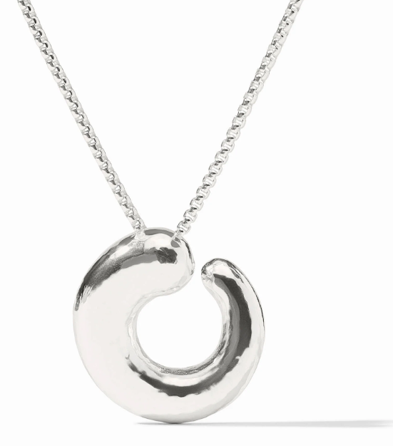 Silver Solara Spiral Pendant