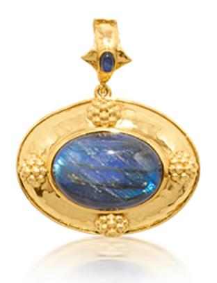Cleopatra Pendant Blue Labradorite