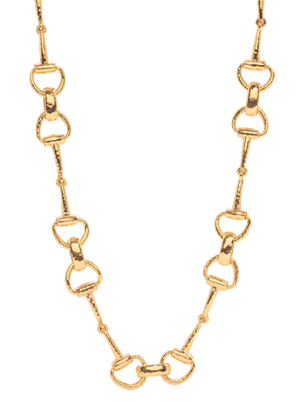 Equestrian Snaffle Bit Chain Necklace 20in