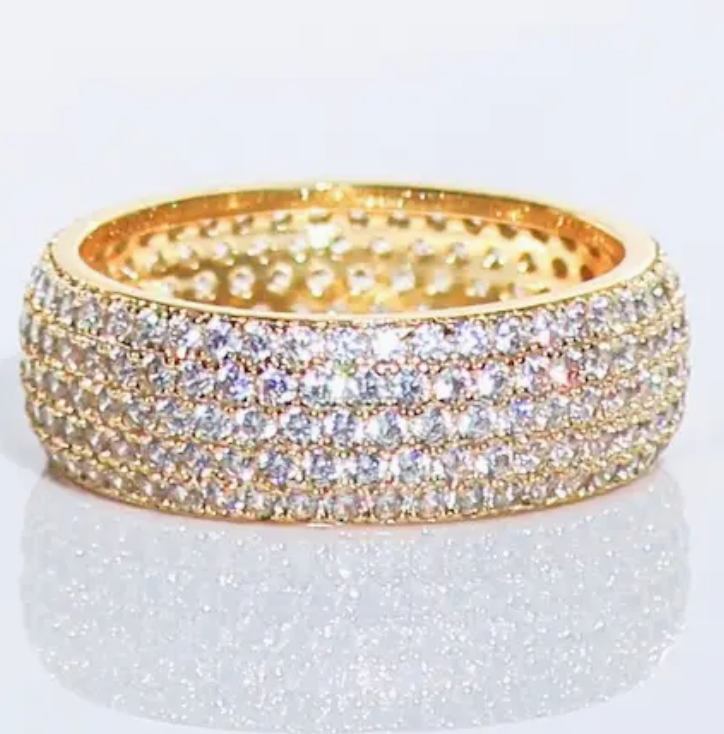Mini Billionaire Ring 14K Gold