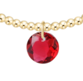 Classic Gold 2mm Reflection Sm Charm Bracelet