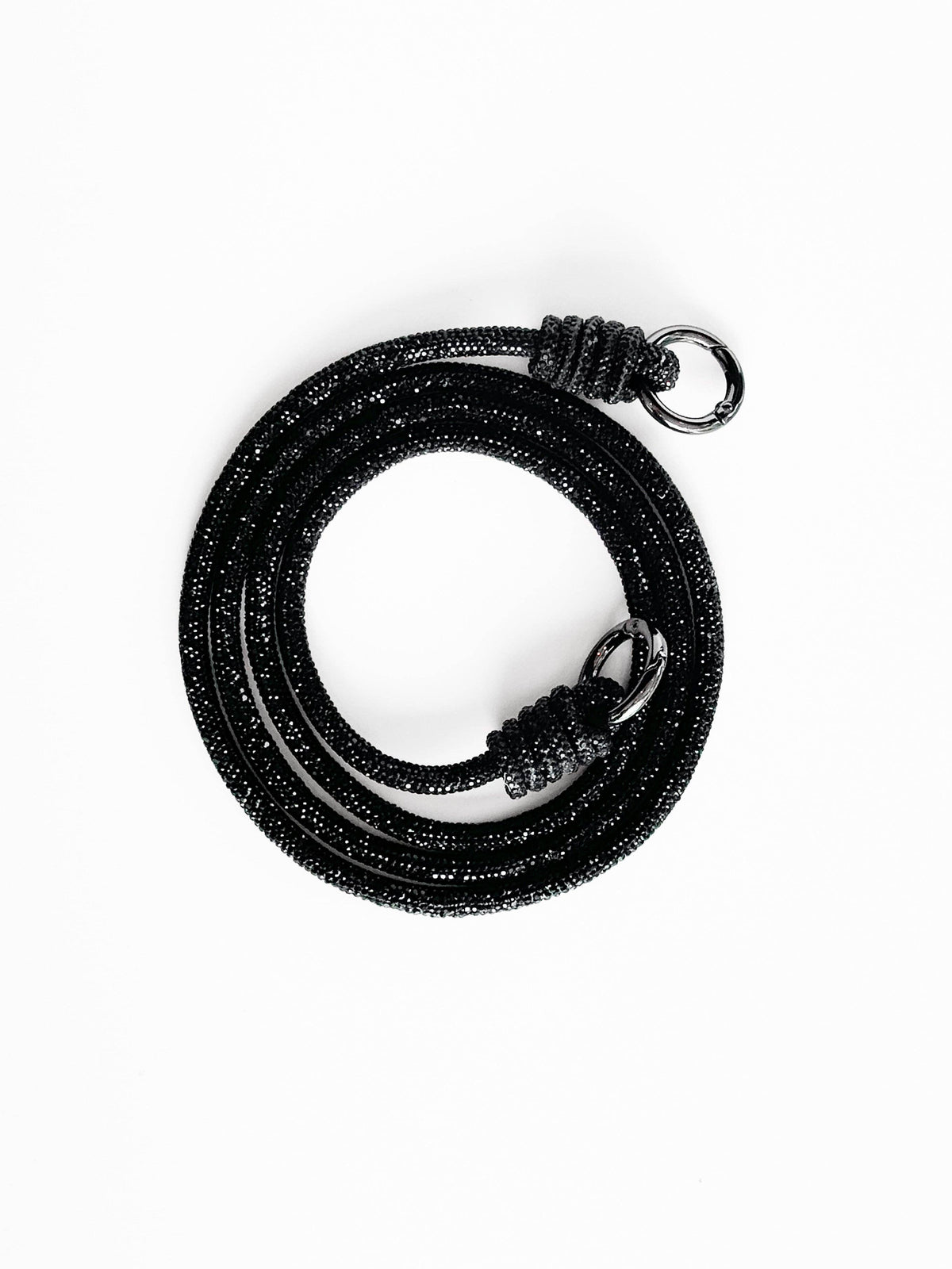 SPIRAL Strap - Jet Rhinestone