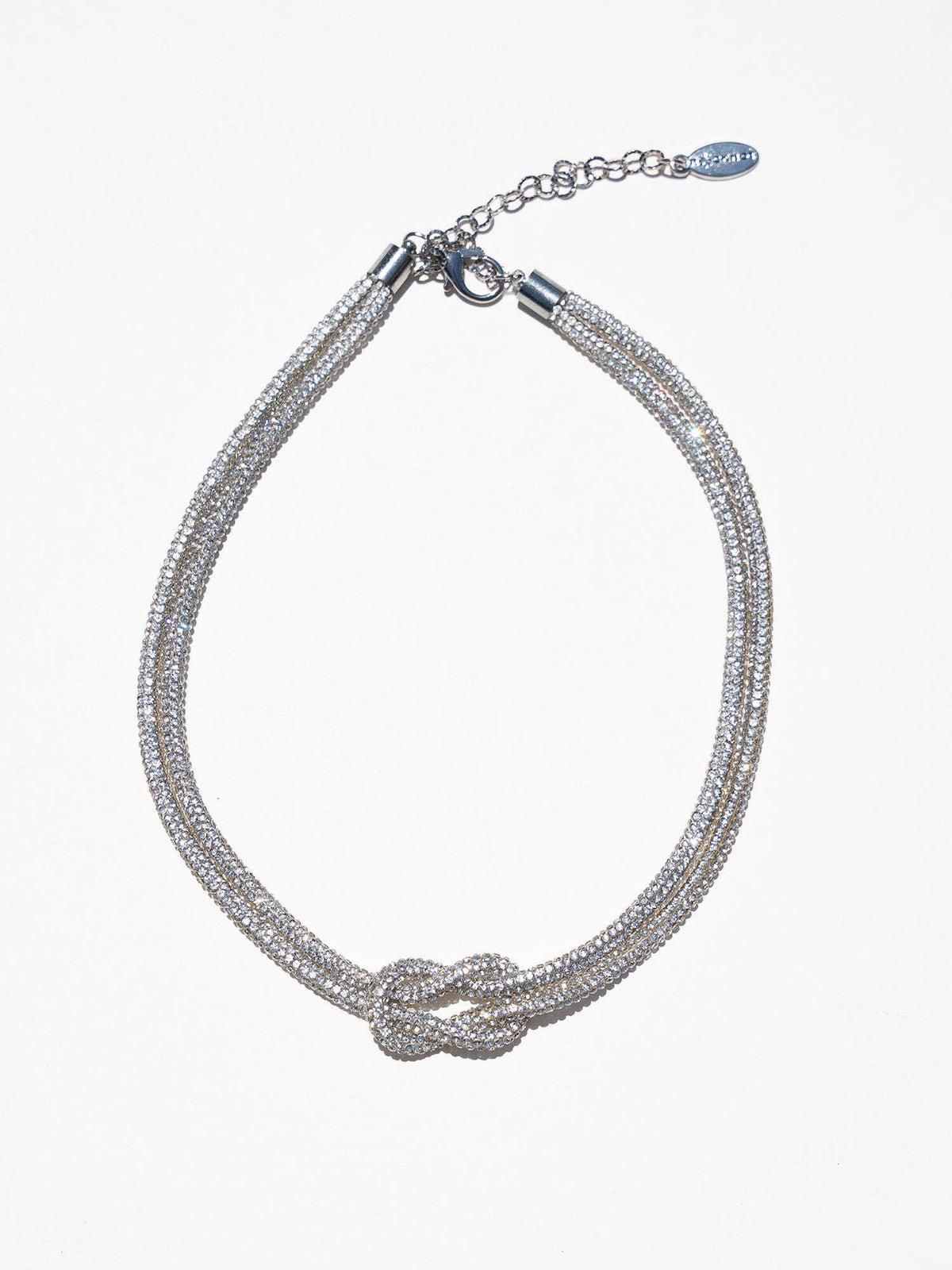 CRYSTAL KNOT Necklace - Crystal