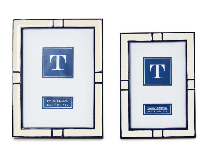 55056 Navy & Cream Frame