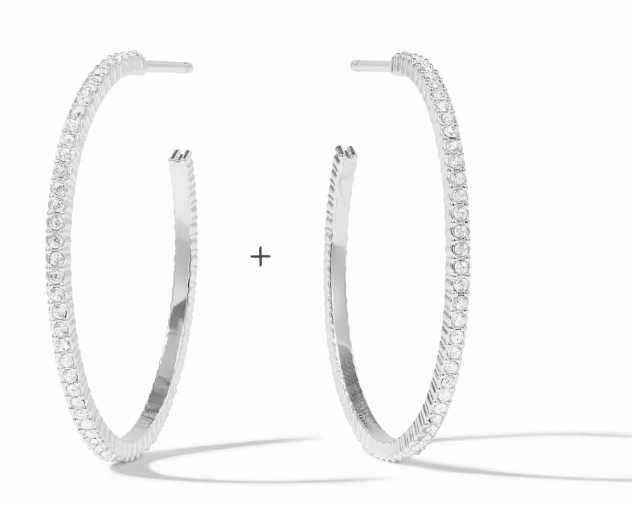 Silver Windsor Hoop