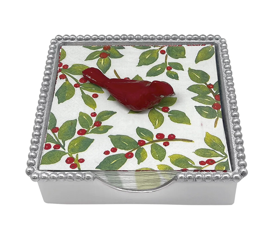 Holiday Cocktail Napkin Set from Mariposa