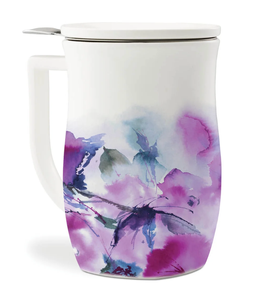 Fiore Verbena Blossom Steeping Cup with Infuser