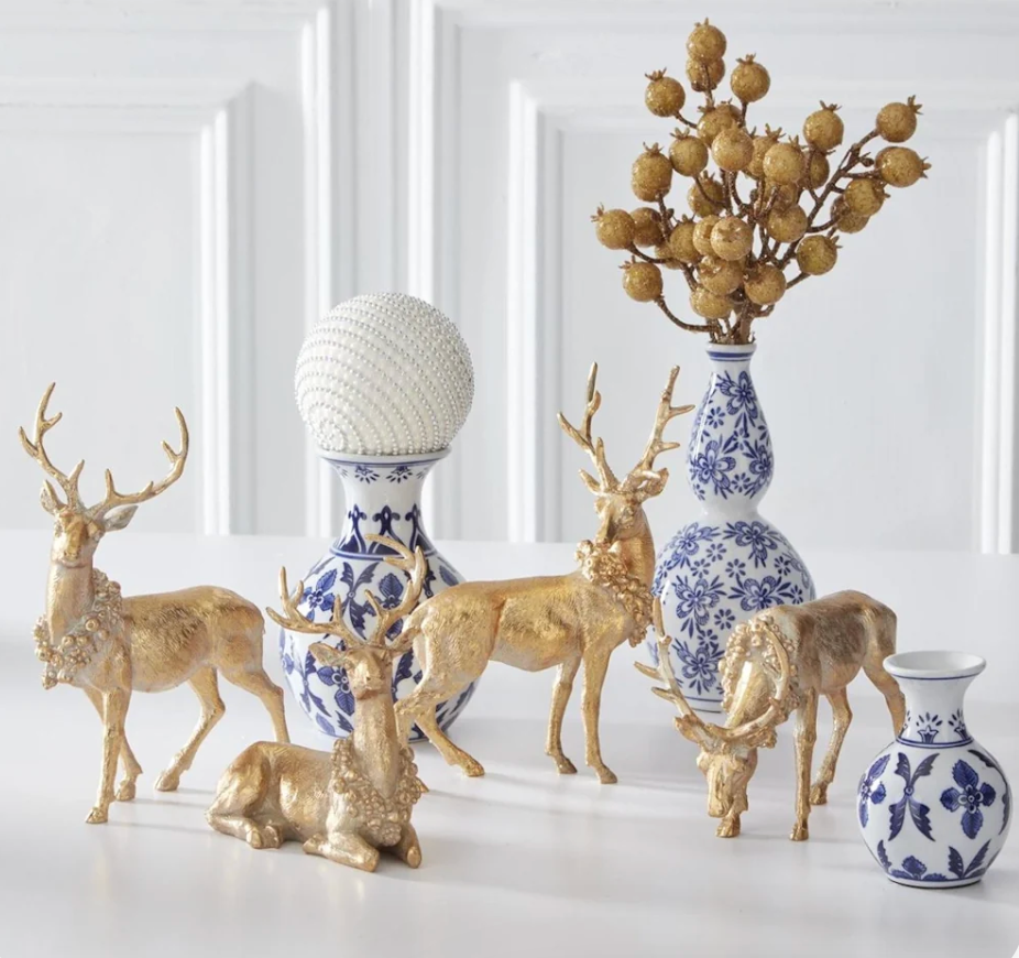 Antique Gold Deer