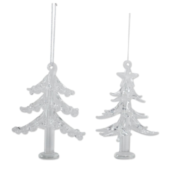 Glass Tree Ornament