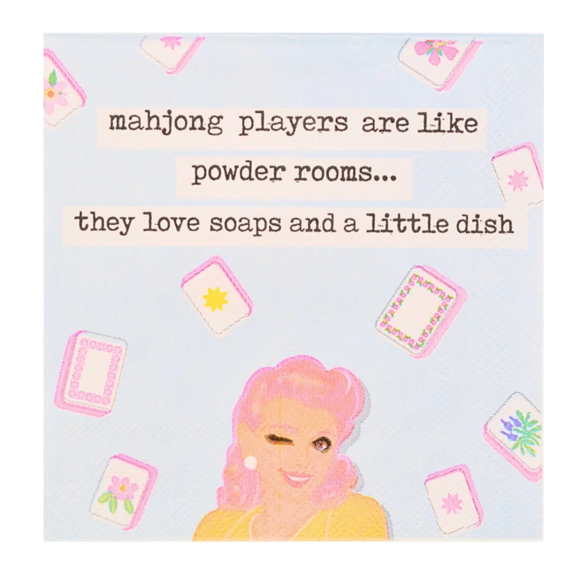 Mahjong Players Are Like.. Bev Napkins