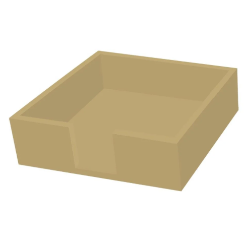 PPD Lacquer Lunch Towel Caddy Gold