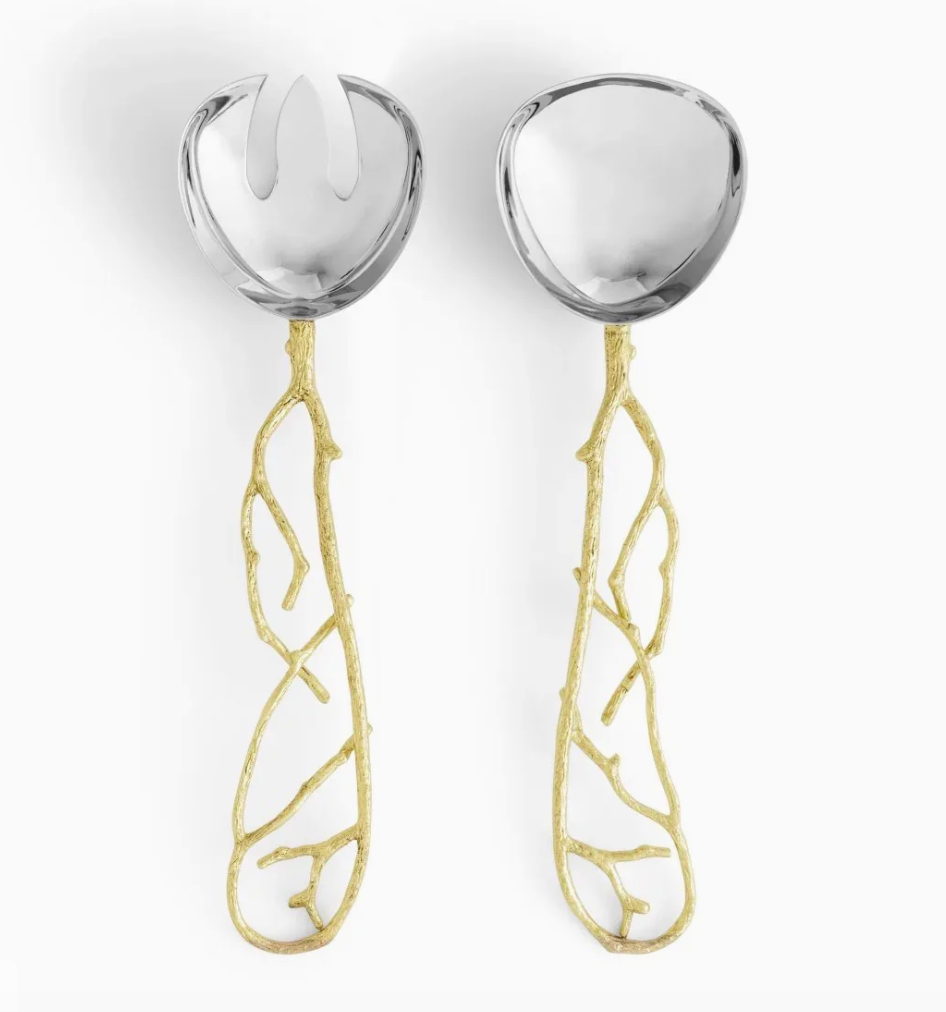 Butterfly Ginkgo Gold Serving Set 174505