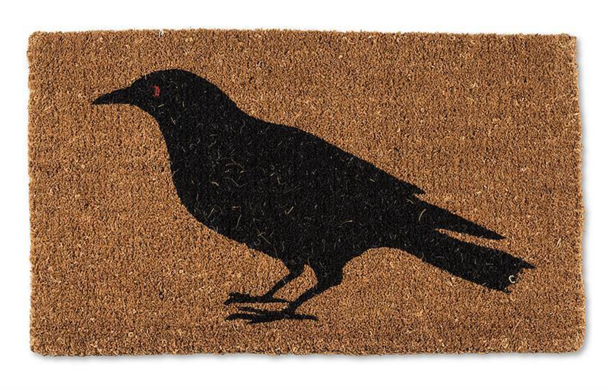 Standing Crow Doormat, 18 x 30 Inch