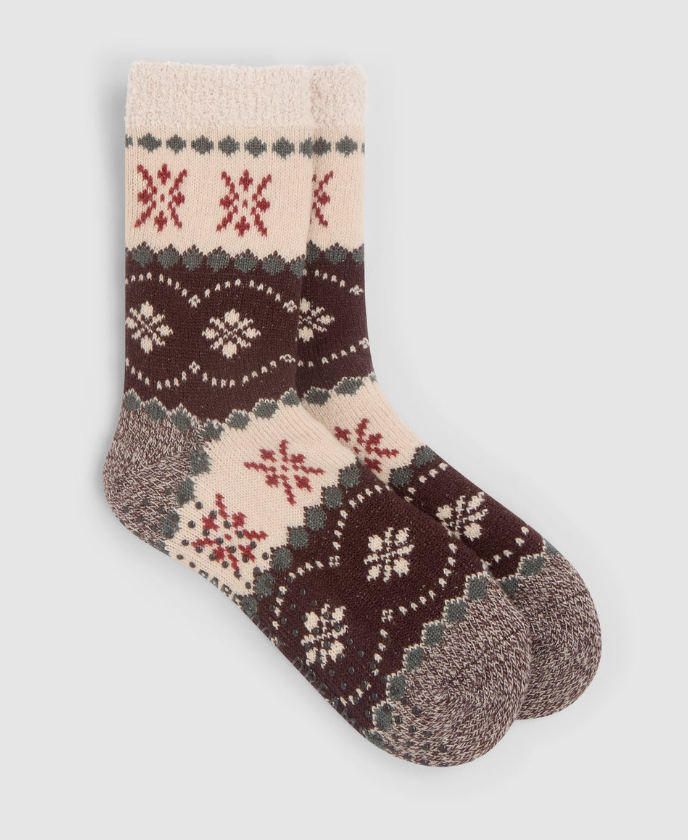 CC Fairisle Slipper Socks