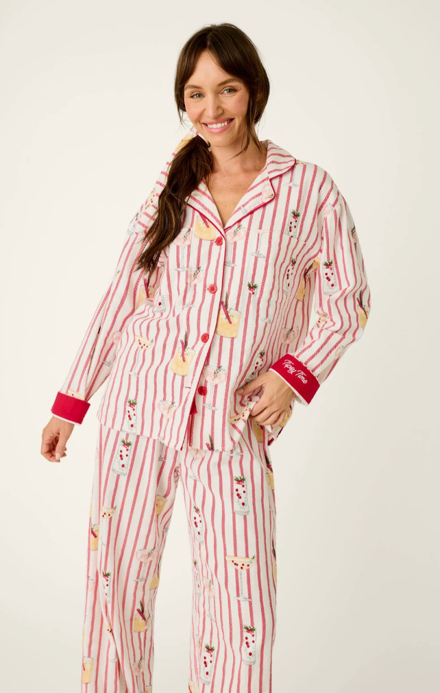 PJ Set Martinis & Mistletoe