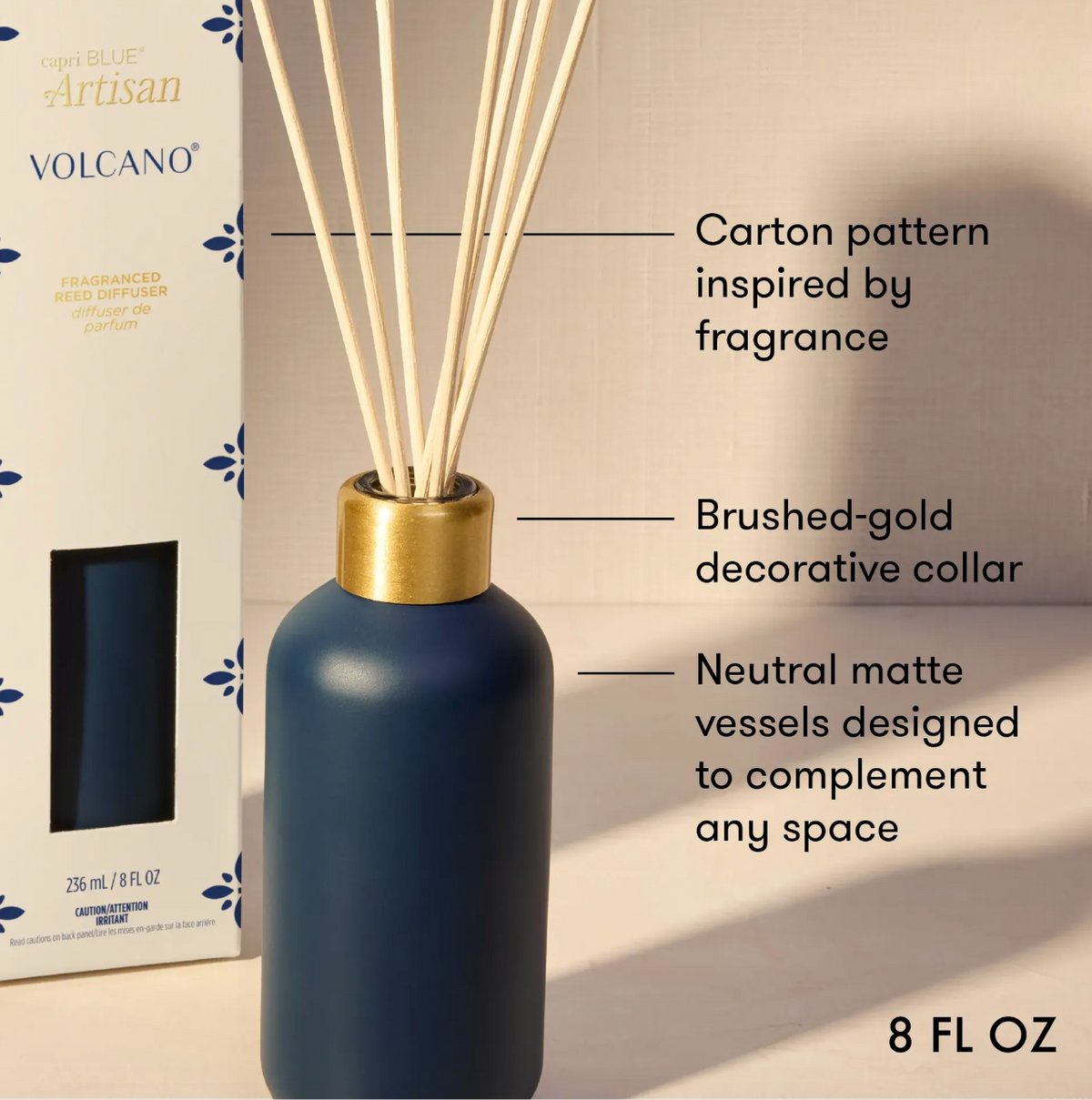 Volcano Terrazza Velluto Reed Diffuser