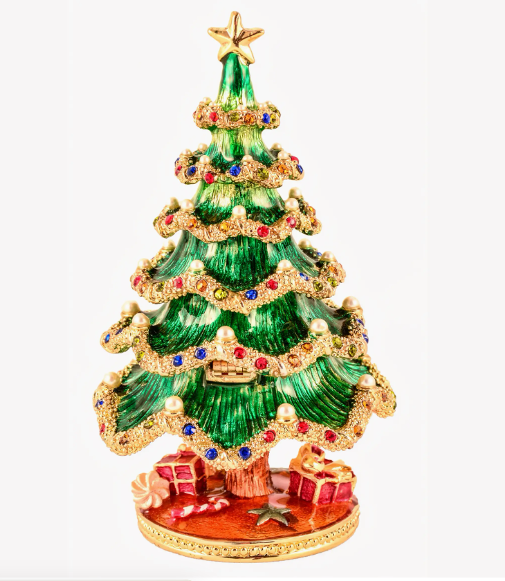 Christmas Tree Trinket Box