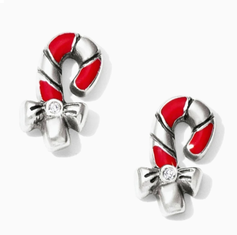 Christmas Candy Cane Mini Post Earrings