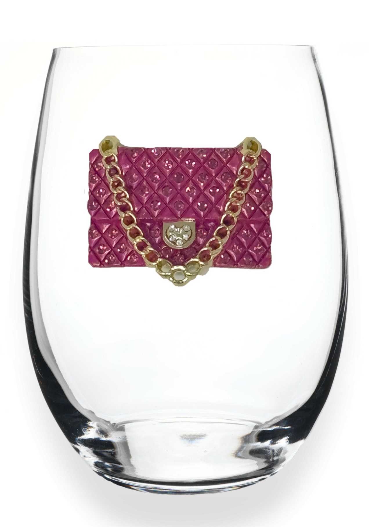 Jeweled Stemless Glass