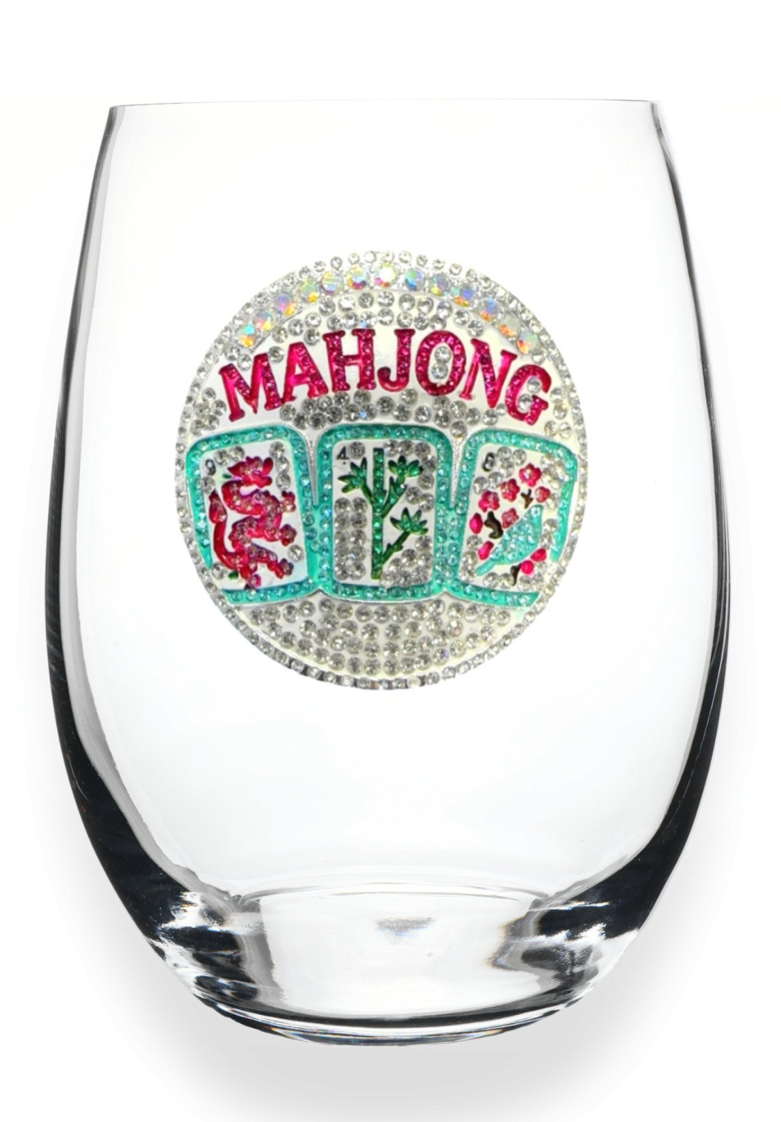 Jeweled Stemless Glass