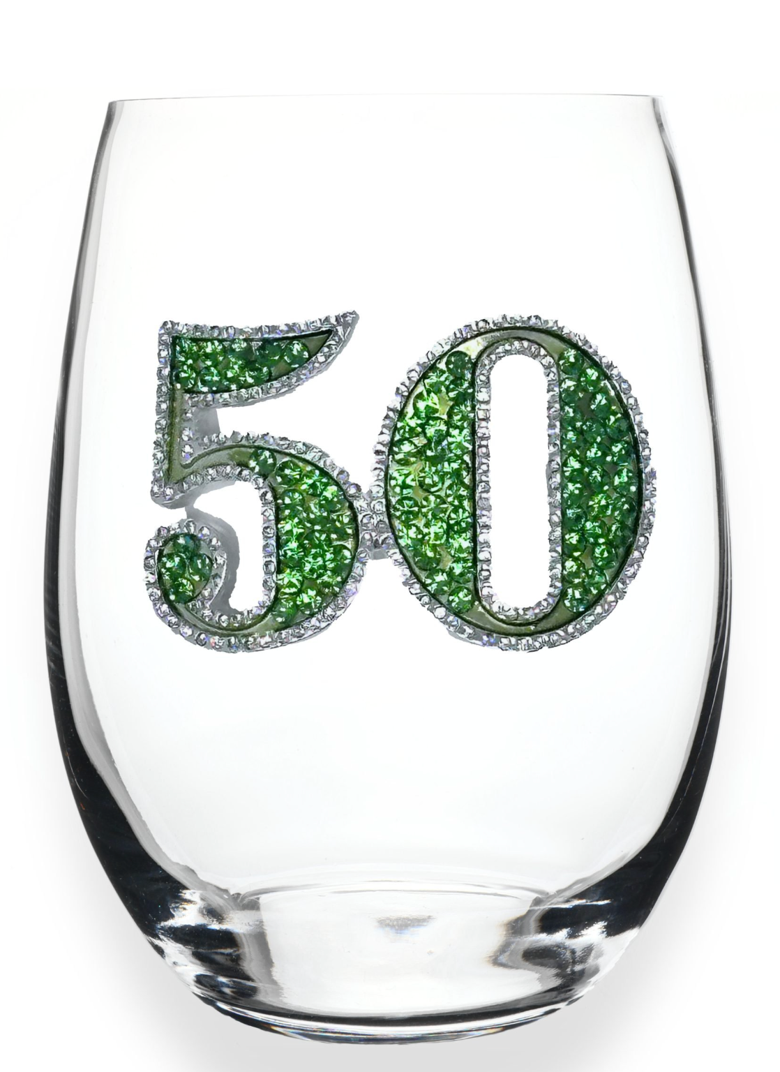 Jeweled Stemless Glass