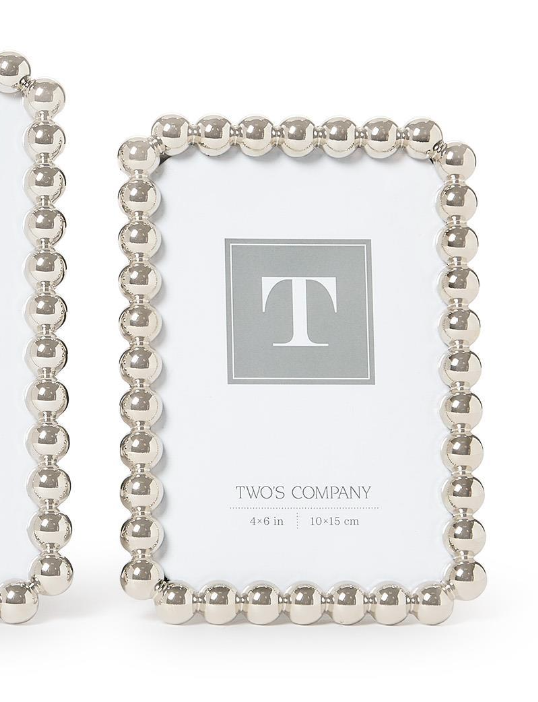 Silver Metallic Ball Photo Frame
