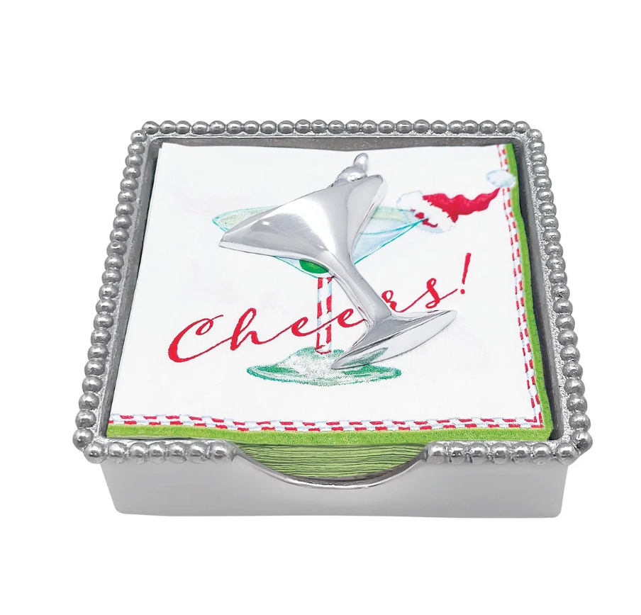 Holiday Cocktail Napkin Set from Mariposa