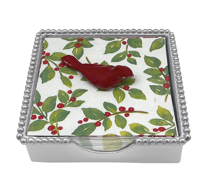 Holiday Cocktail Napkin Set from Mariposa