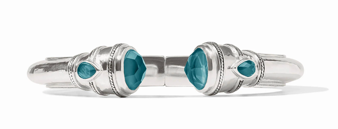 Silver Cannes Demi Cuff